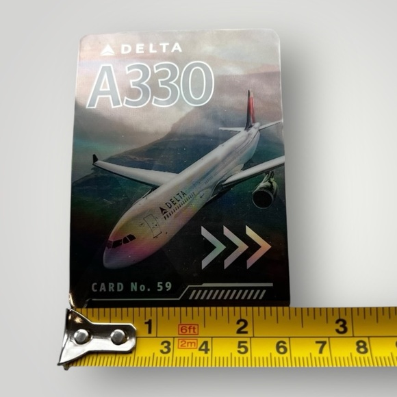 Delta Pilot Trading Card A330-300 Collectible Airbus Delta Airlines New - Picture 5 of 9